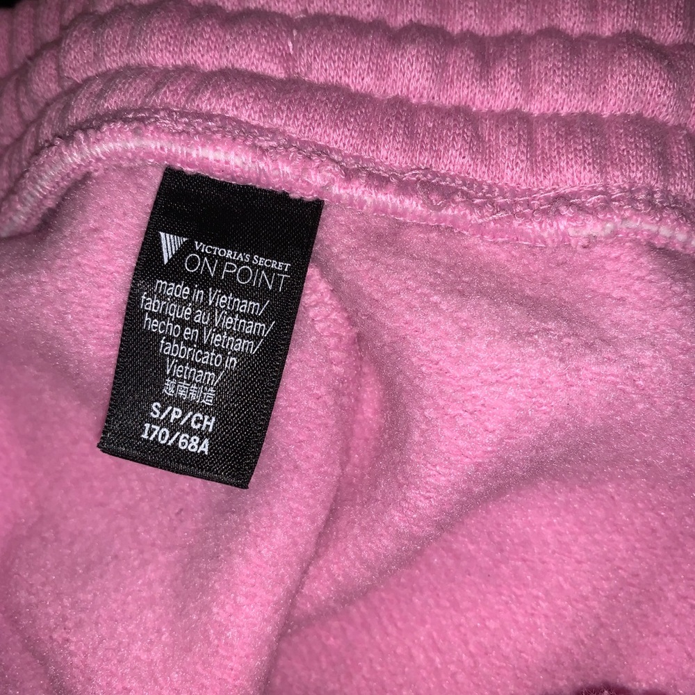 Victoria's Secret Pink Fleece Sweatshirt and pant set New sz small - Picture 7 of 16